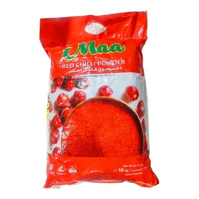 MAA RED CHILLY POWDER 1*10KG